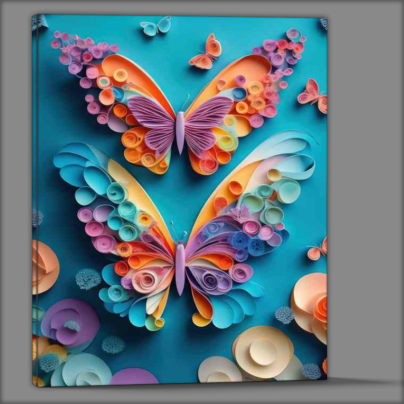 Buy Canvas : (Garden Wonders Of The Butterfly)