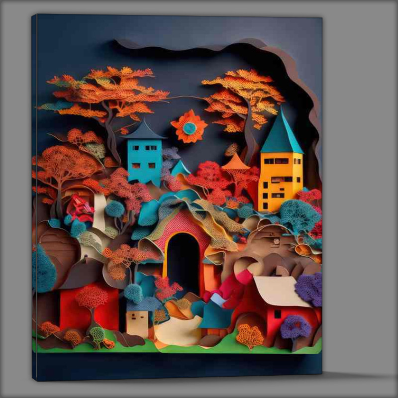 Buy Canvas : (High-Altitude Havens Little Towns)