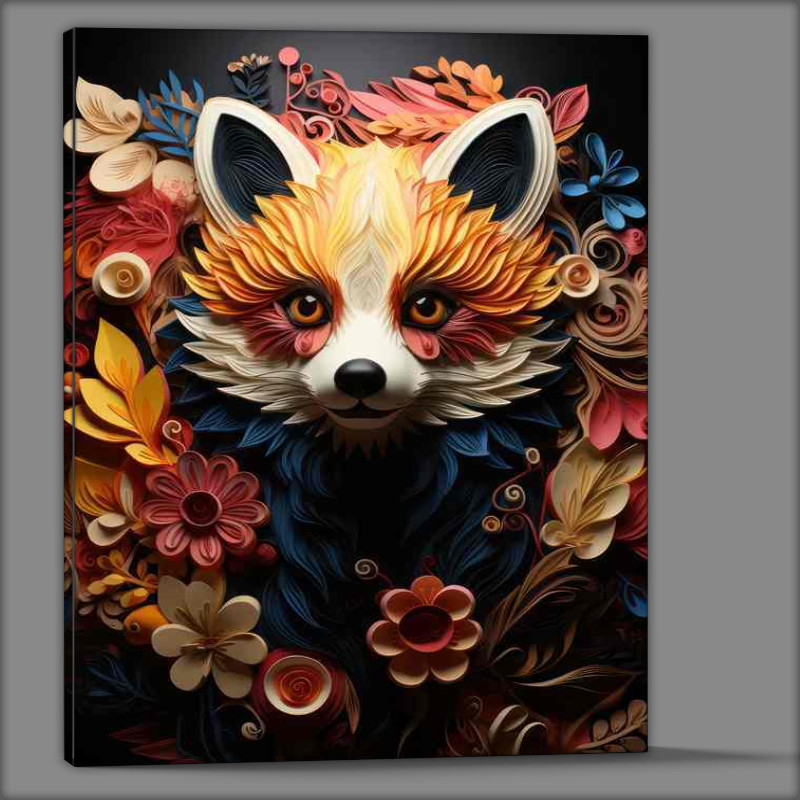 Buy Canvas : (Mystical Meadows The Art of Combining Floral and The Sly Fox)