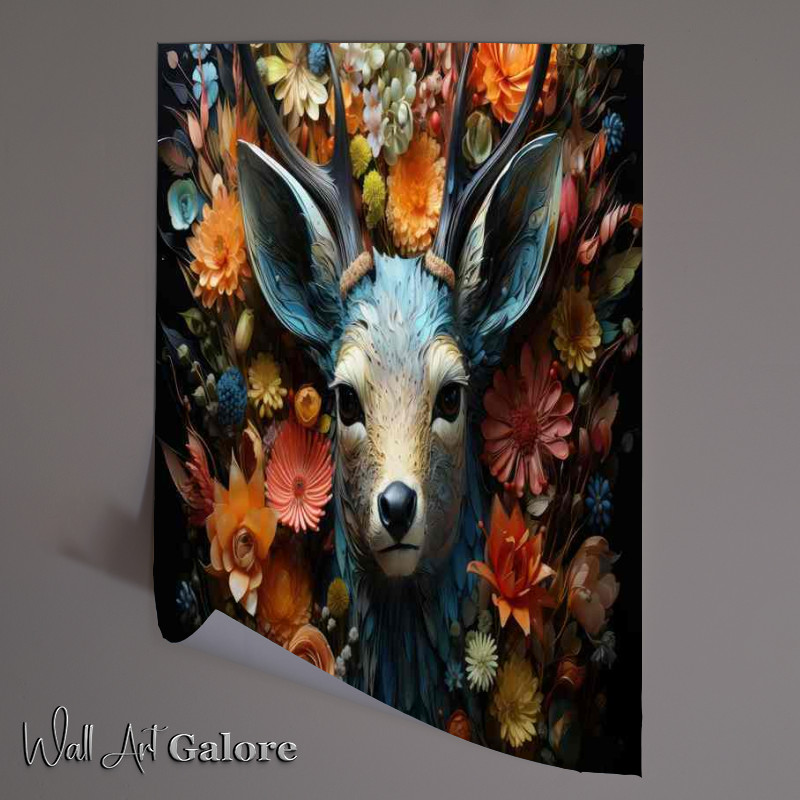 Buy Unframed Poster : (Natures Muse Artistic Expressions of Flora and Wildlife Deer)