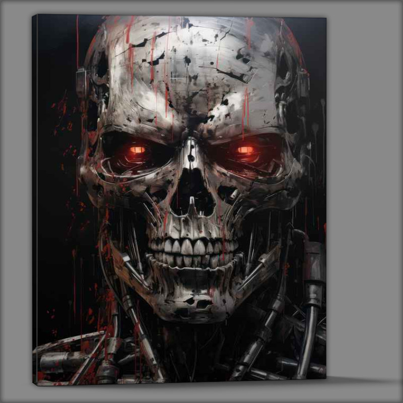 Buy Canvas : (Terminator Japanese ink art)