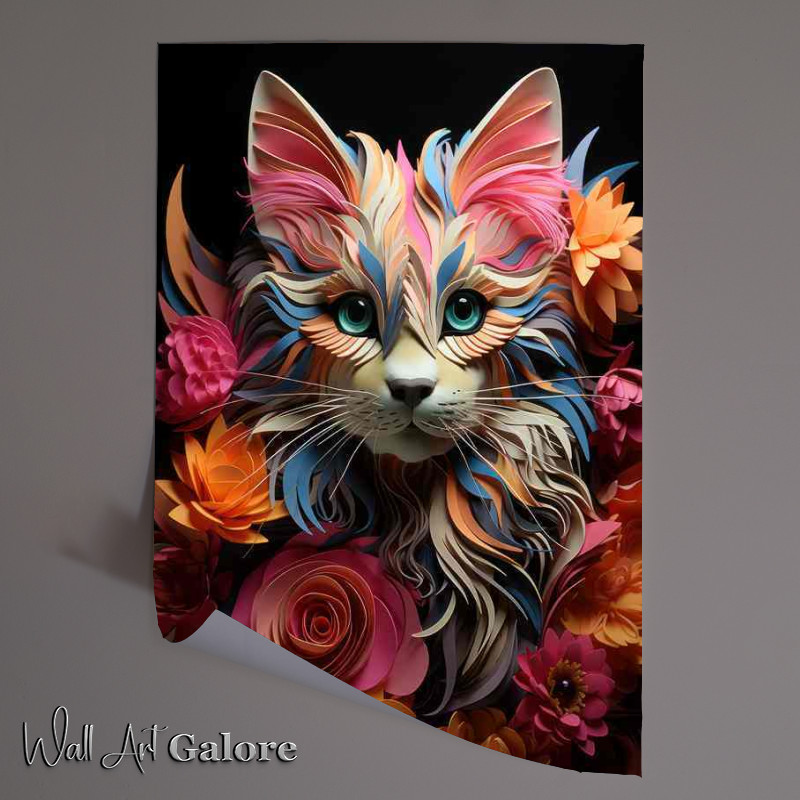 Buy Unframed Poster : (The Beauty of The Lucy The Cat)