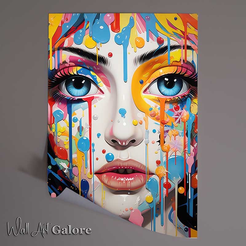 Buy Unframed Poster : (Rainbow Reverie colourful shapes colors and objects)