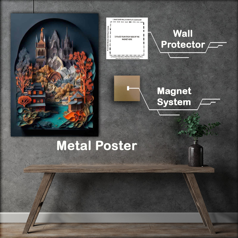 Buy Metal Poster : (The Impact of River Cities)