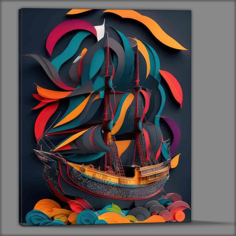 Buy Canvas : (Venetian Journey Life On A Ship)