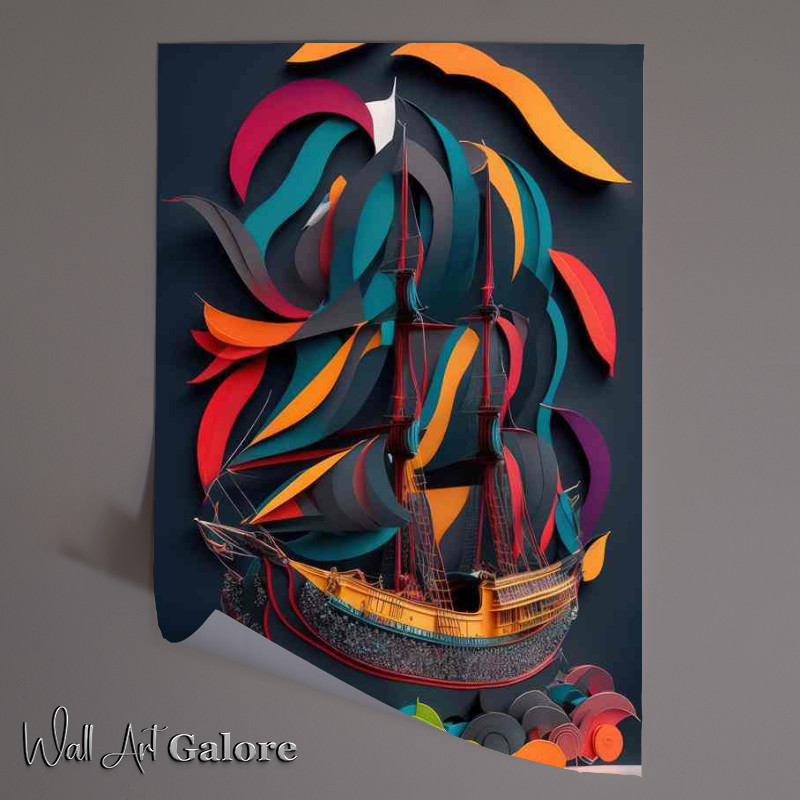 Buy Unframed Poster : (Venetian Journey Life On A Ship)