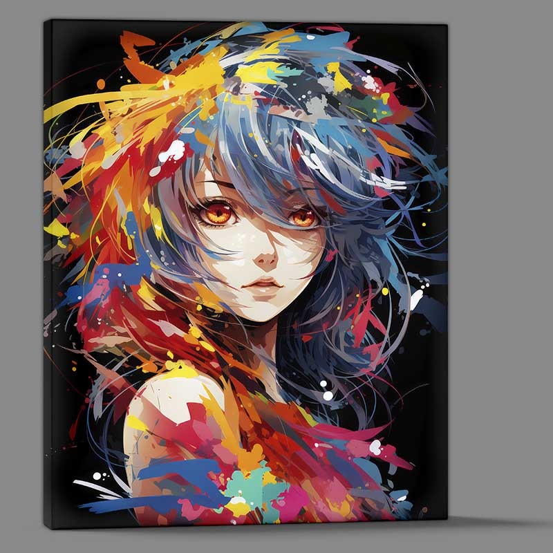 Buy Canvas : (Art image anime girl with splash art)