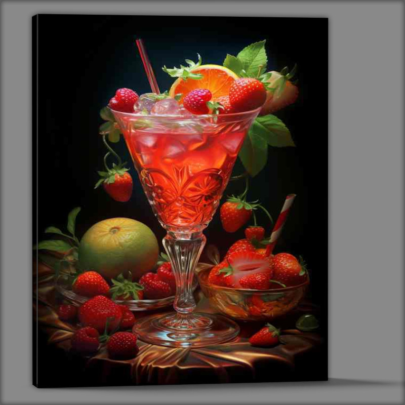 Buy Canvas : (Alcohol Cocktail Drink The Range of Artful Drinks)
