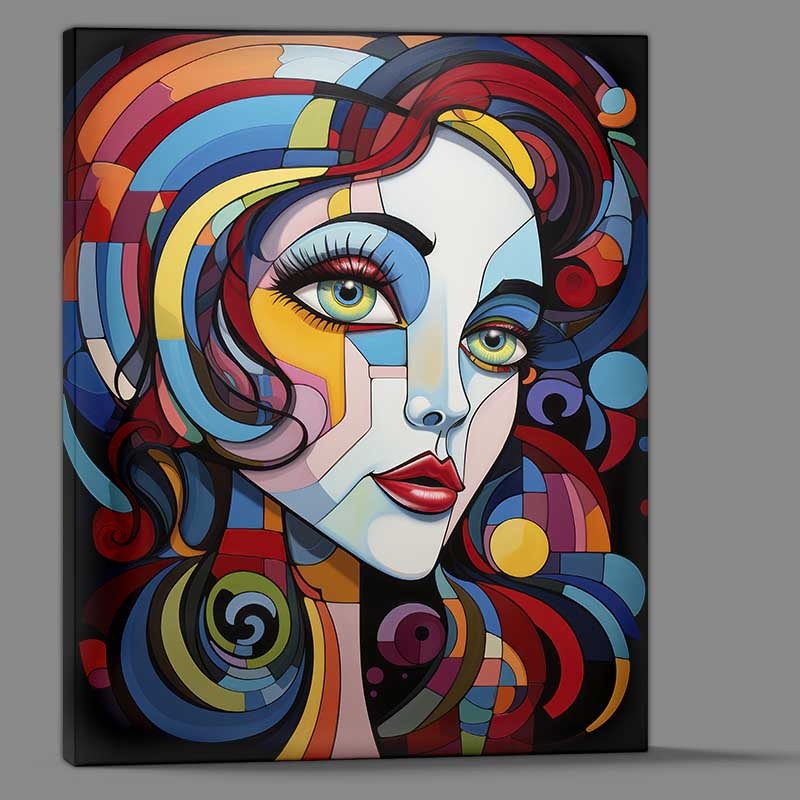 Buy Canvas : (Rainbow Rhapsody with green eye)