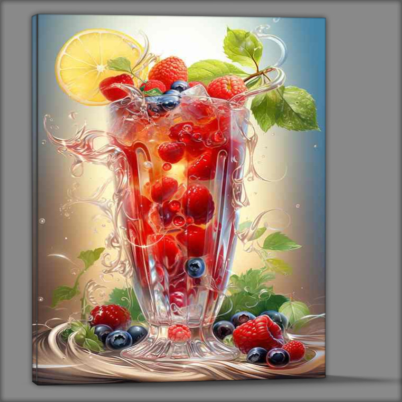 Buy Canvas : (Celebrating the Beauty of Cocktails And Garnishes)
