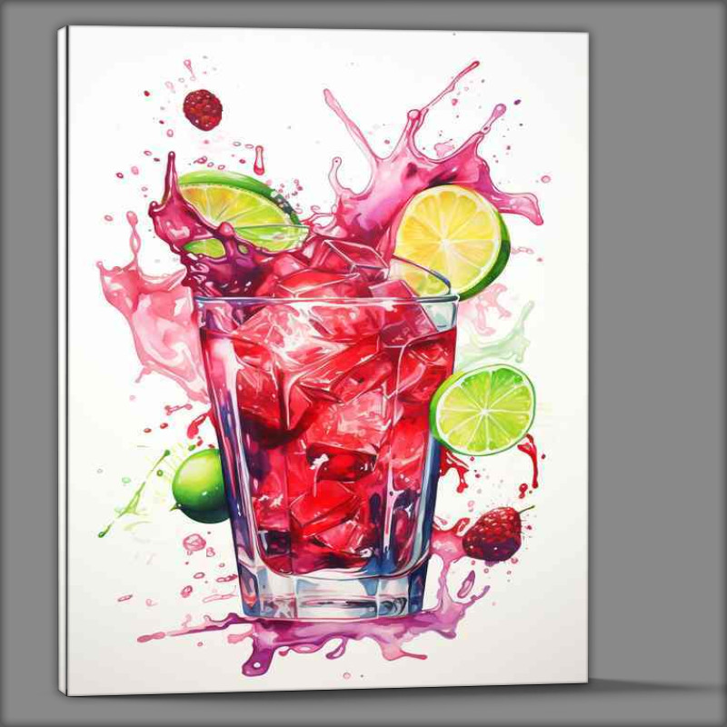 Buy Canvas : (Pasion Row Rendezvous A Display of Mixed Drinks)