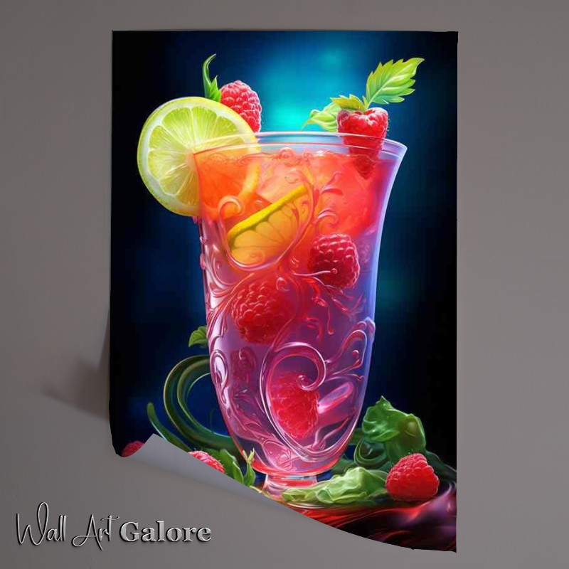 Buy Unframed Poster : (Sips in Spectrum A Visual Guide to Iconic Cocktails)