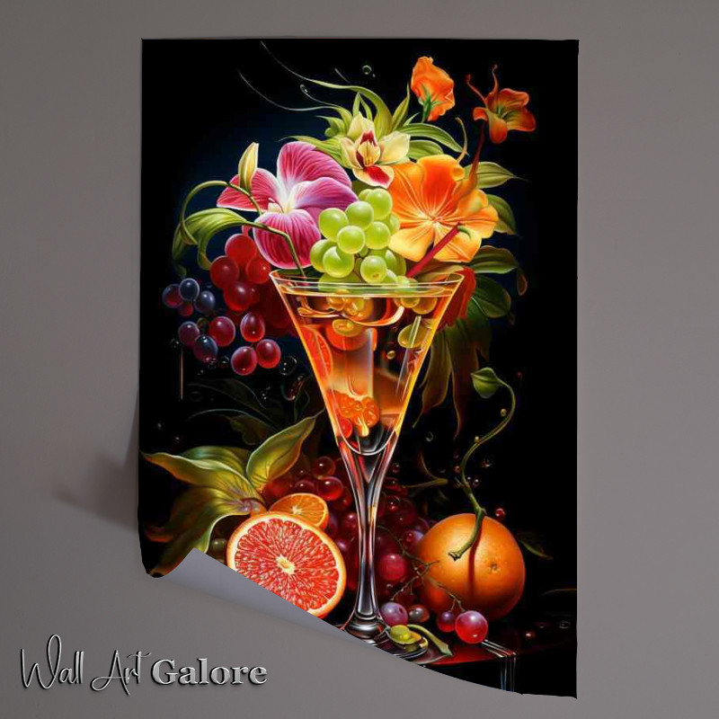 Buy Unframed Poster : (The Artistry of Garnished Cocktails)