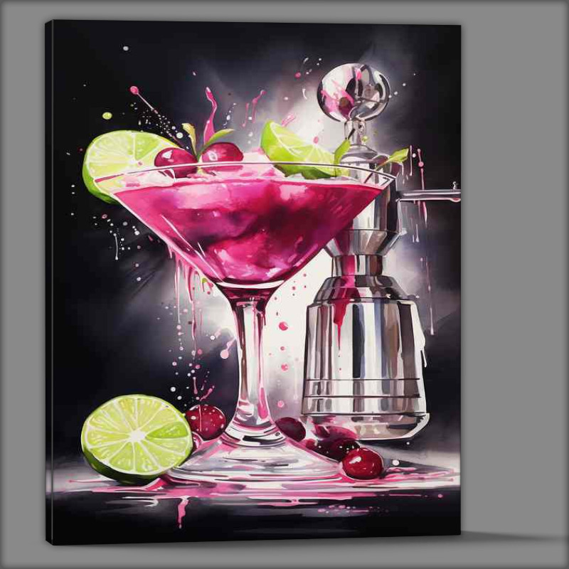 Buy Canvas : (Vivid Vintages A Display of Artful Drink Designs)