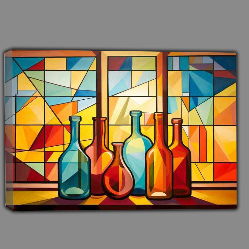 Buy Canvas : (Bar Bottles And Dark Dreams)