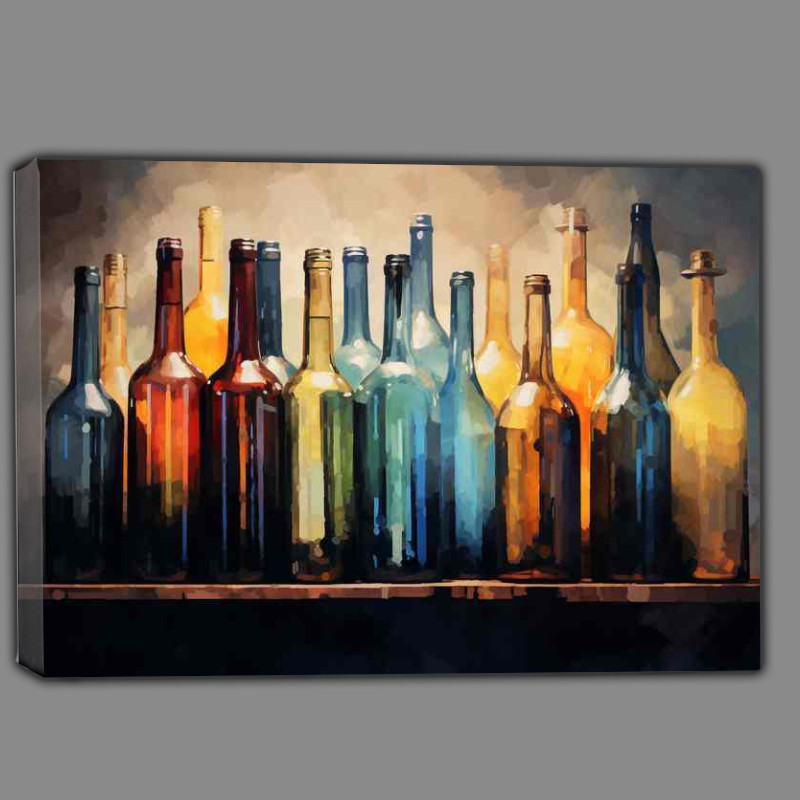 Buy Canvas : (Bottle Brilliance Experiencing Wine in a New Light)