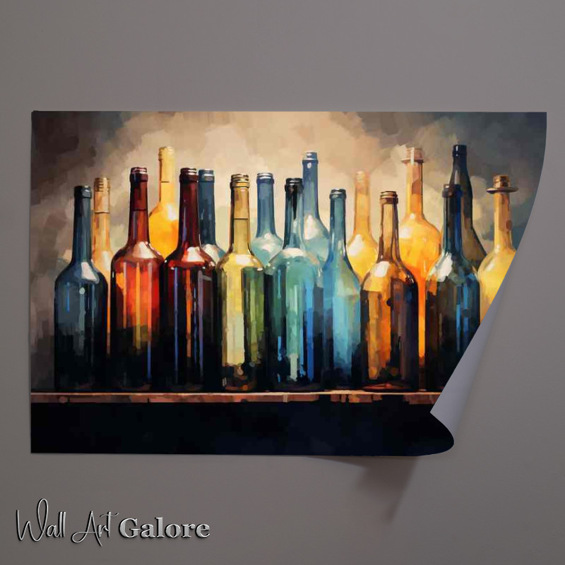 Buy Unframed Poster : (Bottle Brilliance Experiencing Wine in a New Light)