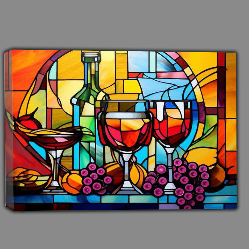 Buy Canvas : (Bottled Brilliance Abstract Paintings of Wine Moments)