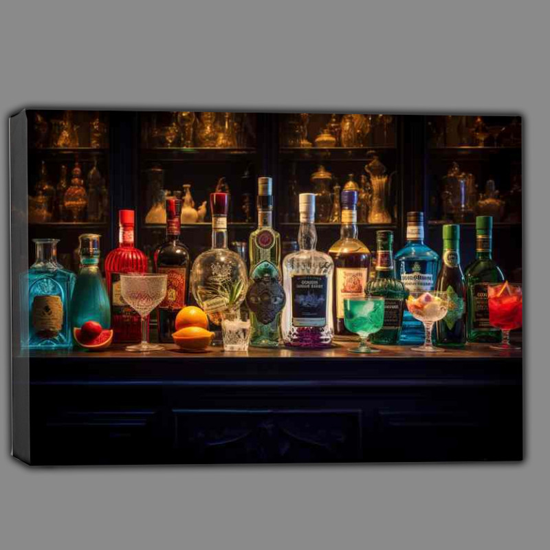 Buy Canvas : (Liquid Elegance Art of the Perfectly Crafted Cocktail)