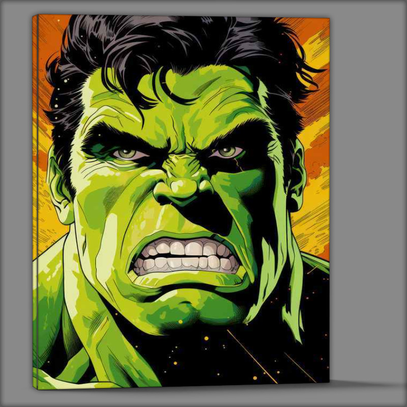 Buy Canvas : (The Hulk pop art style)