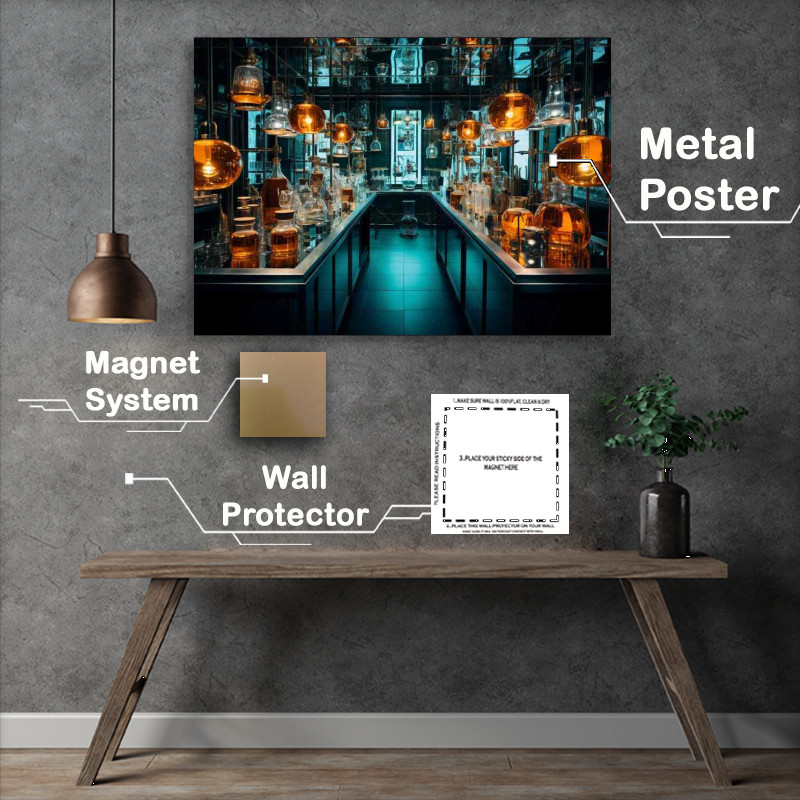 Buy Metal Poster : (The Bar Connoisseur whisky drinkers delight)