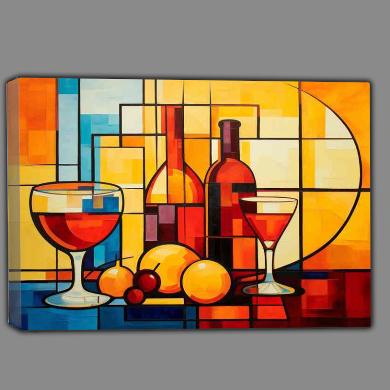Buy Canvas : (Wine Wanderlust Abstract Journeys)