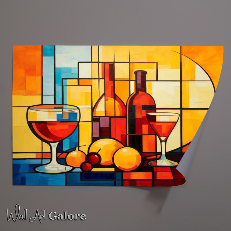 Buy Unframed Poster : (Wine Wanderlust Abstract Journeys)