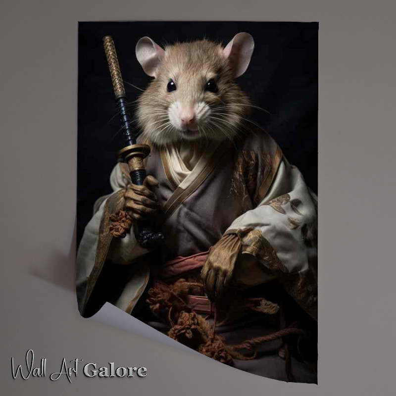 Buy Unframed Poster : (Anthropomorphic Rats in Karate Gear)