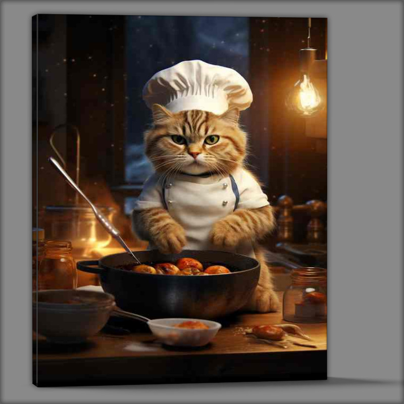 Buy Canvas : (Cats in Aprons Culinary Adventures in the Cartoon Kitchen)