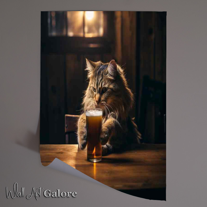 Buy Unframed Poster : (Comical Catscape From Beer to Tantalizing Treats)