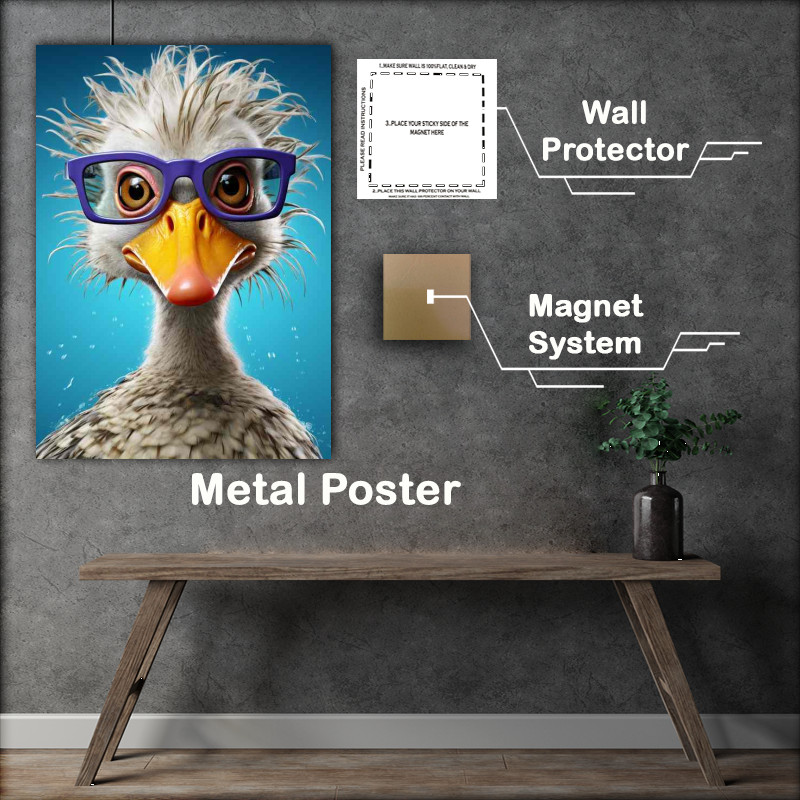 Buy Metal Poster : (Ducks Side Eye)