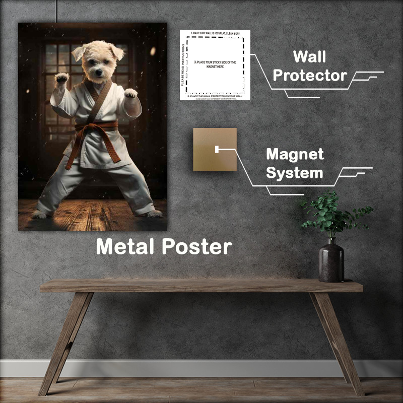 Buy Metal Poster : (Karate Dog Capers)