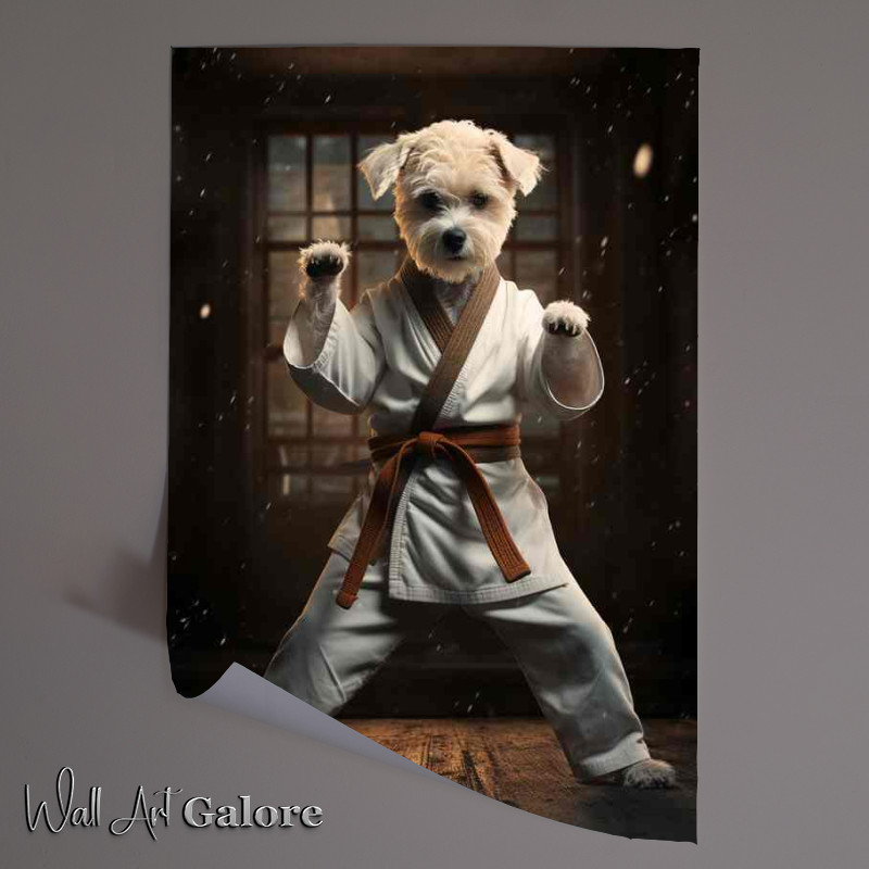 Buy Unframed Poster : (Karate Dog Capers)