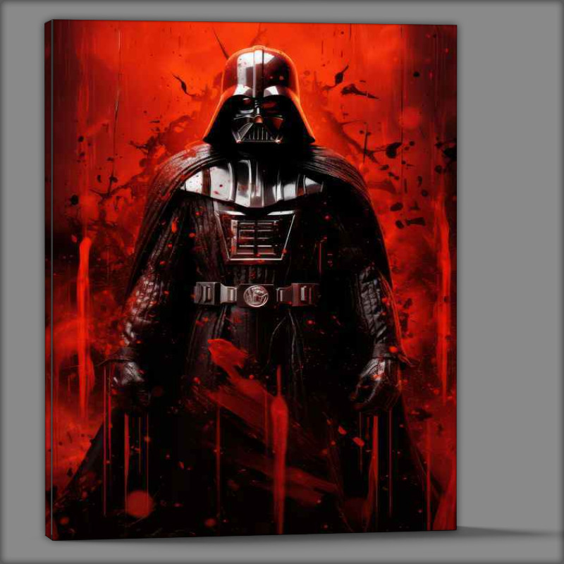 Buy Canvas : (The Red Darth Vader style)