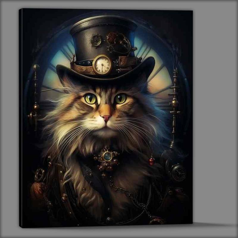 Buy Canvas : (Neon Whiskers A Journey into the Cyberpunk Cat Universe)