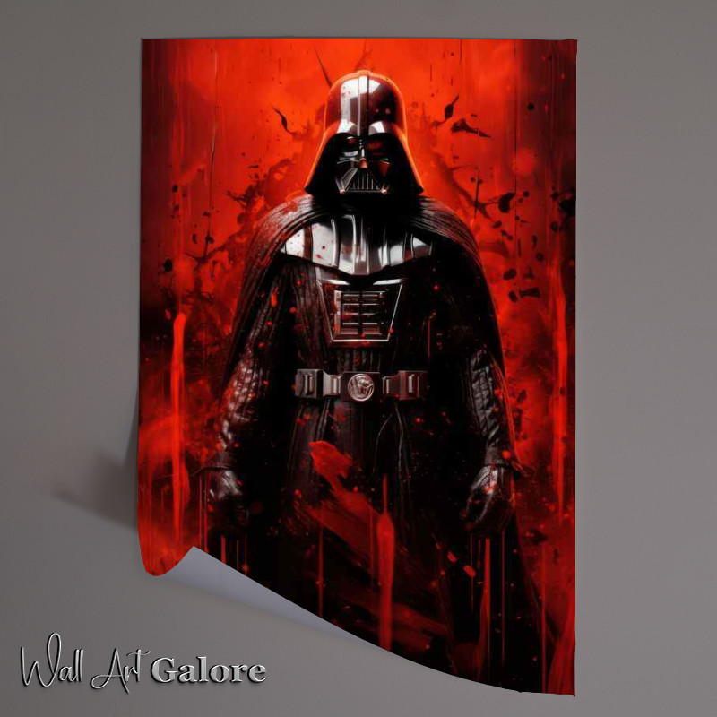 Buy Unframed Poster : (The Red Darth Vader style)