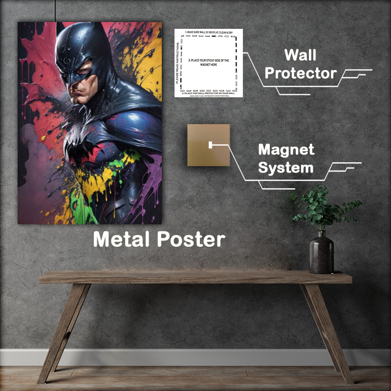 Buy Metal Poster : (The Untold Story Splash art batman)