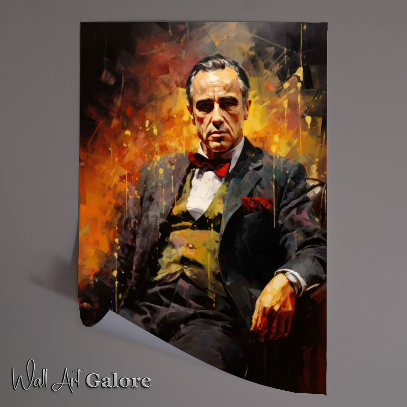 Buy Unframed Poster : (The godfather Very colourful style splash art)
