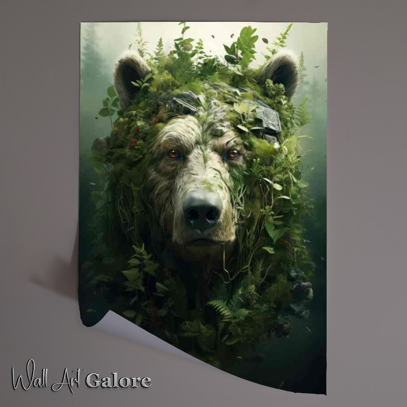 Buy Unframed Poster : (Harmony of Echoes and the bear)