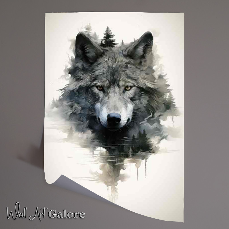 Buy Unframed Poster : (Natures Narrative And A Wolfs Tale)