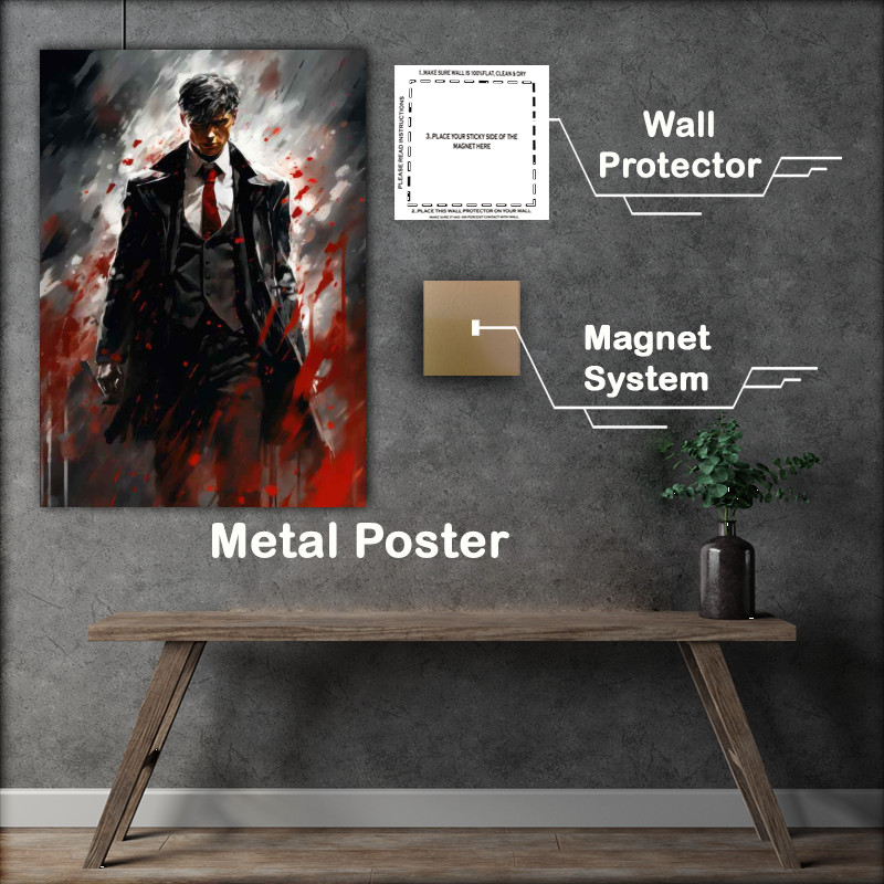 Buy Metal Poster : (Thomas Shelby beyond the grave)