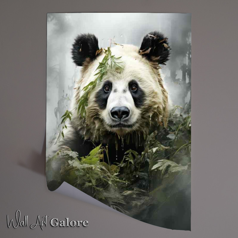 Buy Unframed Poster : (Wild Elegance The Subtle Art Of A Panda)