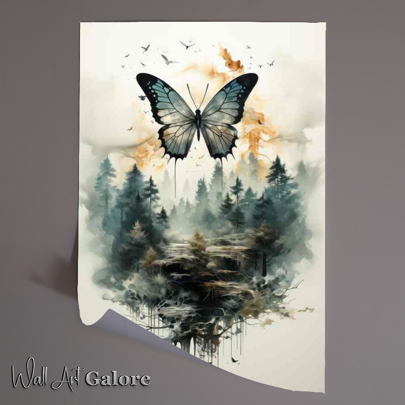 Buy Unframed Poster : (Wilderness Waltz Mesmerizing Butterfly Exposure)