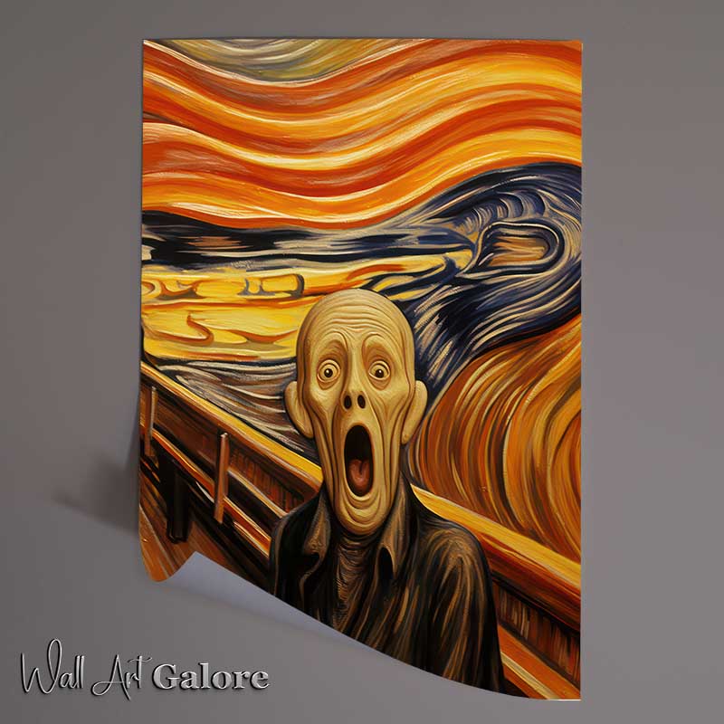 Buy Unframed Poster : (scream style Abstract Emotion Odyssey)