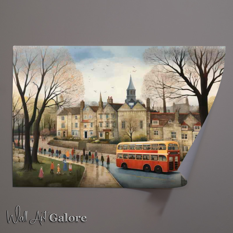 Buy Unframed Poster : (Charming Whimsy Artful town Exploration)