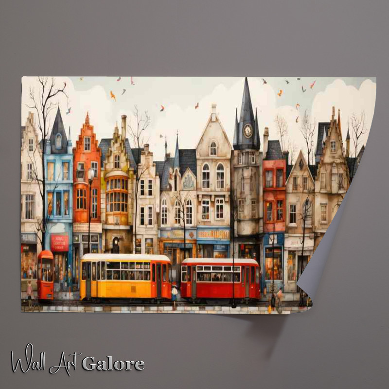 Buy Unframed Poster : (Colourful Streets Village Adventures Abound)