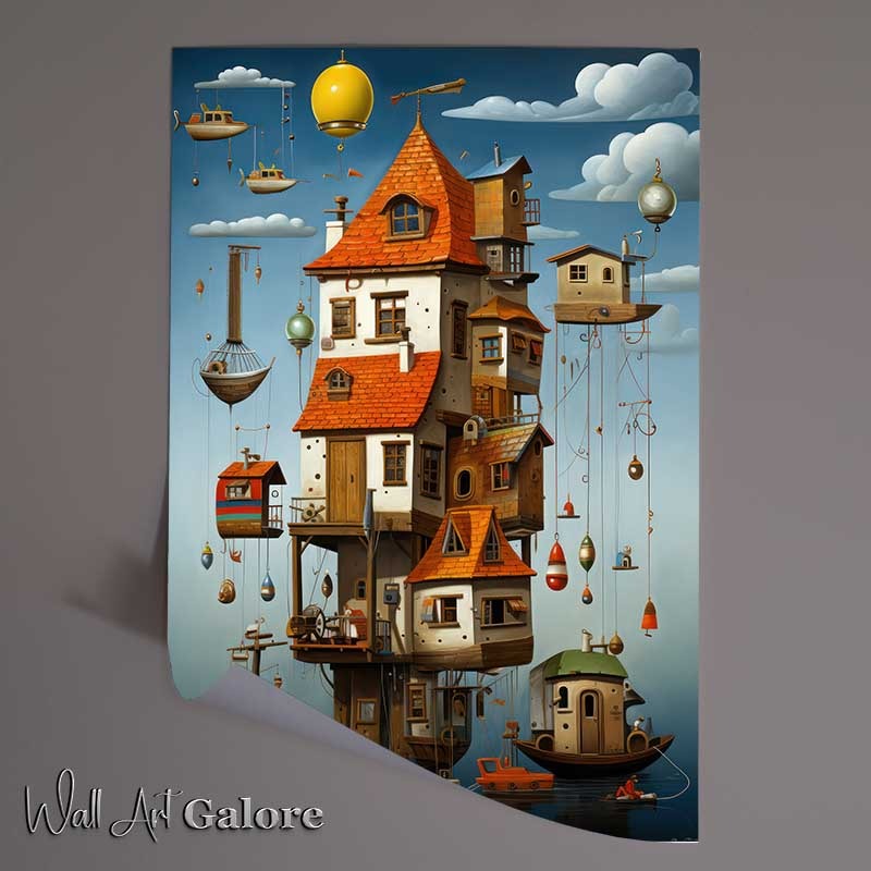 Buy Unframed Poster : (Beyond Reality Tinted Surrealist Journey)