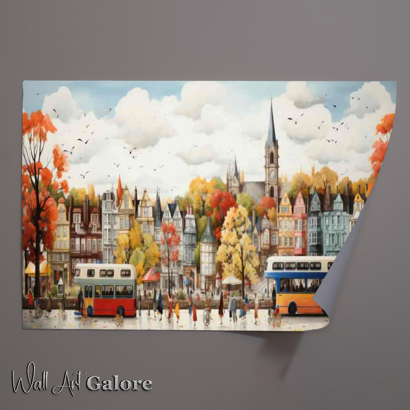 Buy Unframed Poster : (Enchanted Village Quirky Fantasy Unveiled)
