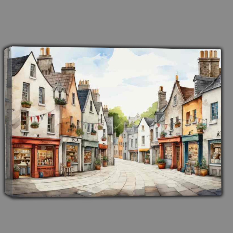 Buy Canvas : (Fantasyland Village Quaint World of Whimsy)