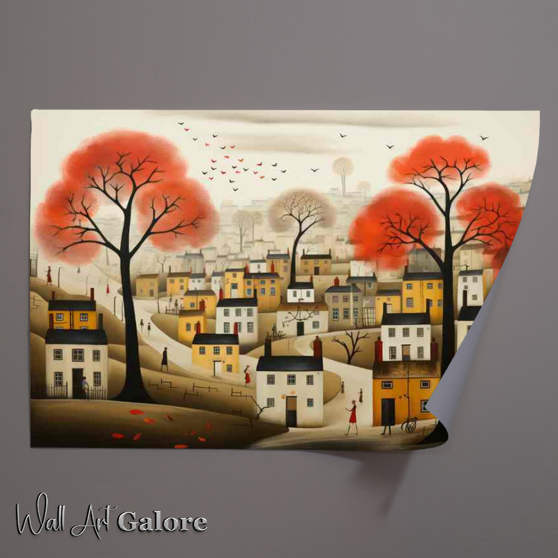Buy Unframed Poster : (Marketplace Magic Vibrant Village Wonders)